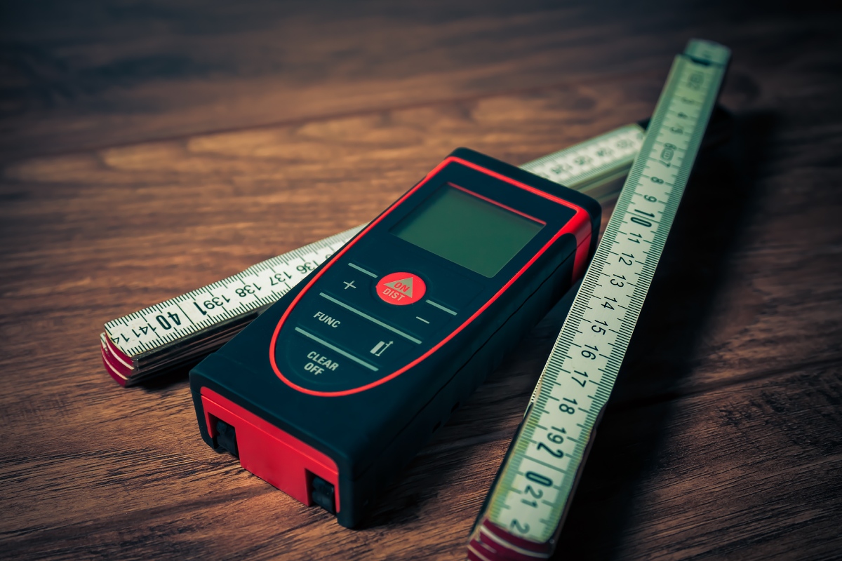 Diagnostic loi Boutin : mesure des surfaces avec télémètre laser